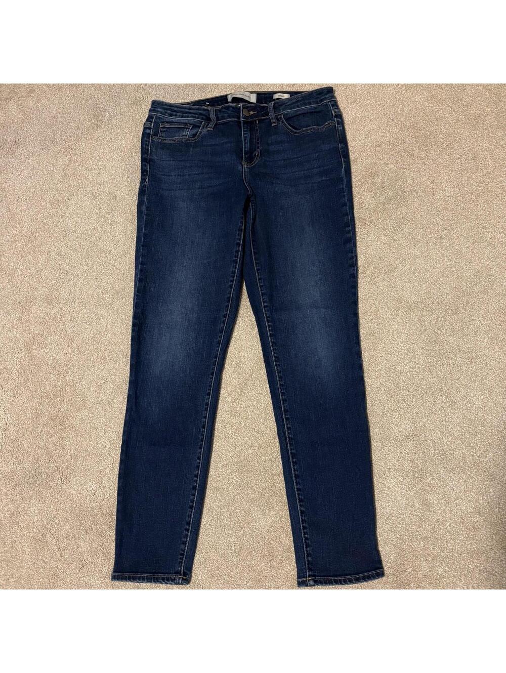 Calvin Klein Jeans Womens Sz 10 Jegging Legging Denim Stretch Dark Wash Blue